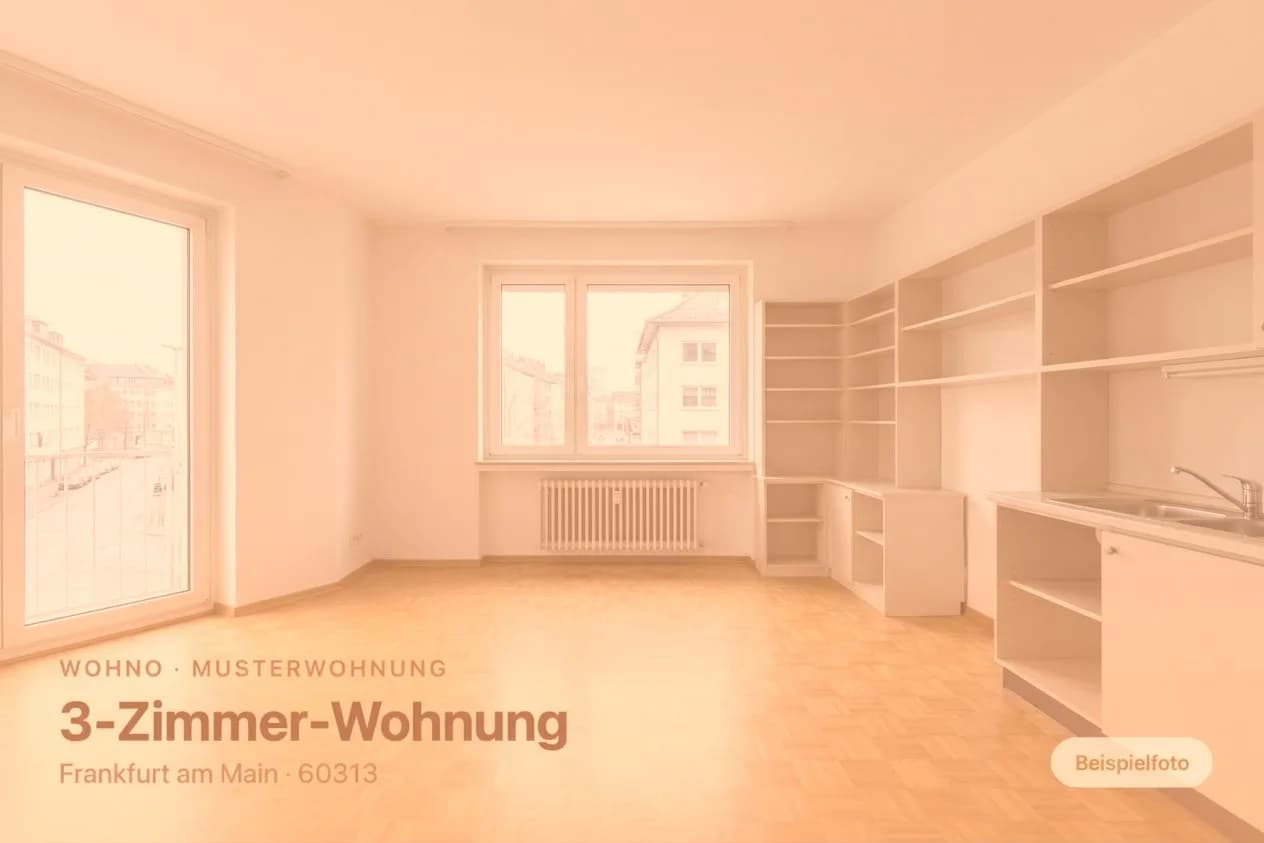 Beispielfoto der Musterwohnung (Frankfurt)